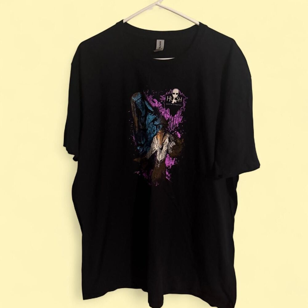 Gildan t-shirt unisex 2XL black Eloise Asylum psychiatric ward Westland Michigan